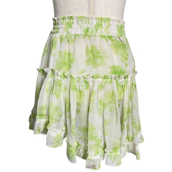 MISA Los Angeles Marion Skirt Honeydew Blossom - Picture 4 of 11